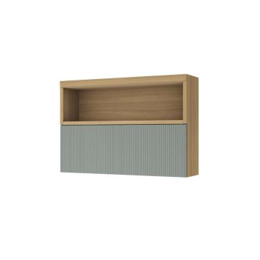 Imagem de Armário Aéreo 120cm 1 Porta 100 MDF Marquesa Nesher