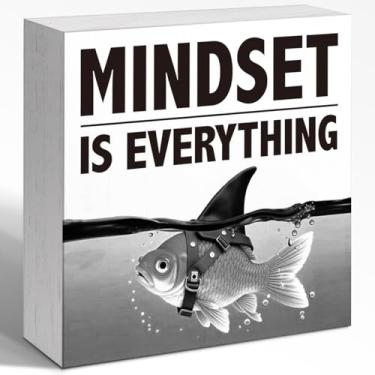 Imagem de Placa engraçada para escritório, caixa de madeira, decoração de mesa, placa de bloco de madeira engraçada, placa rústica para casa, sala de estar, escritório, prateleira, decoração de mesa (12 x 12 cm