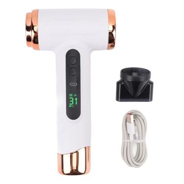 Imagem de MUNEFE Cordless Hair Dryer, Portable Hair Dryer, Travel Hair Dryer, Suitable for Use In Student Dorms, While Traveling Or Outdoor Activities (White)