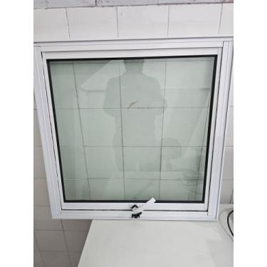 Imagem de Vitrô Maxim Ar 60x60cm Alumínio Branco Vidro Verde Linha 25 Premium - 