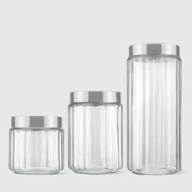 Imagem de Kit com 3 Potes Redondos Collection Invicta, Único