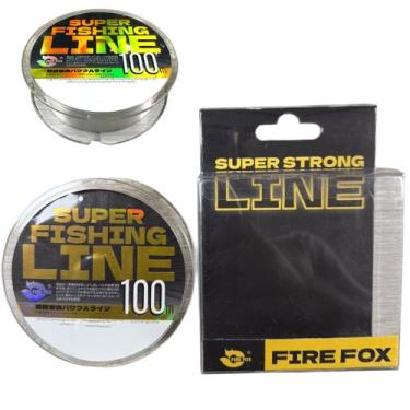Imagem de Linha Pesca Forte Resistente 100m Branca Fire Fox Soft - Bruartt