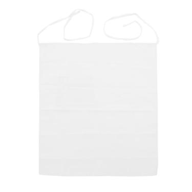 Imagem de Avental de comprimento total profissional aprovado pelo chef com dois bolsos frontais | Alça ajustável e resistente à água para funcionários de cozinha de cozinheiro | 76 cm L x 86 cm P, unissex