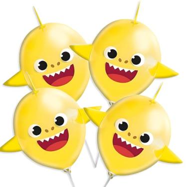 Imagem de Make Your Own Baby Shark Balloon Activity Kit - 4 Pcs