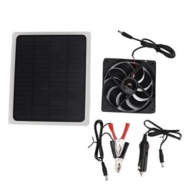 Imagem de 10W 12V Painel solar USB FAN POLADO DE ALEXA DE CAMPO DE CAMPO DE CAMPO DE CAMPO DE CAMPO DE
