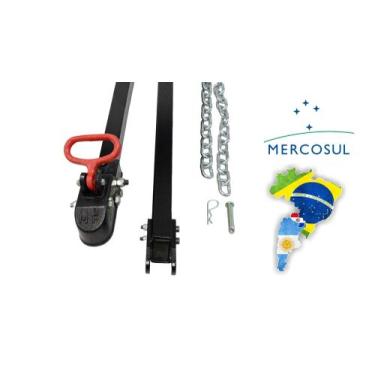 Imagem de Cambão Para Reboque Engate de Bola 50 mm Desmontável Alteza Veículos A