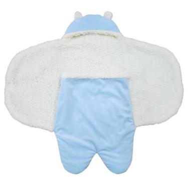 Imagem de Saco de Bebê Para Dormir Sherpa Carneirinho Microfibra Liso Estampado 
