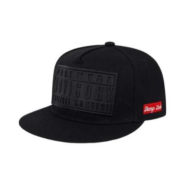 Imagem de Boné Snapback Ajustável de Algodão - Estilo Hip Hop para Verão, Tudo p