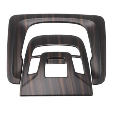 Imagem de VekAuto Moldura de acabamento de farol moldura de farol decoração de capa de farol para Toyota Corolla 2022-2024 Mahogany ABS 1 conjunto primeira fileira