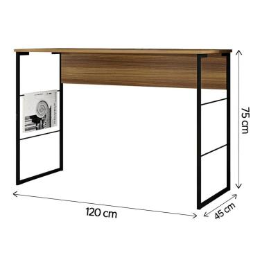 Imagem de Mesa Para Café Aparador Buffet 120cm Fabrick Marrom Caemmun