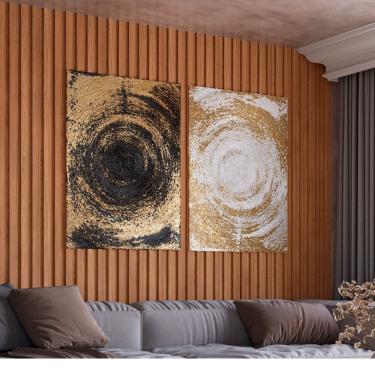 Imagem de Painel Ripado 183X89,5Cm Nature Pradel Móveis Freijó/Madeirado