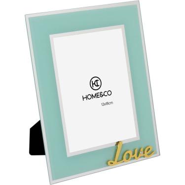 Imagem de Milos Porta-Retratos 13X18 25X20X.5Cm Vidro Azul