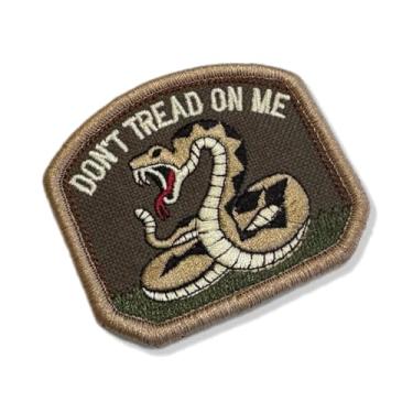 Imagem de M0149-004 Don’t Tread On Me Patch Bordado 7x6cm (B- Fecho de contato.)