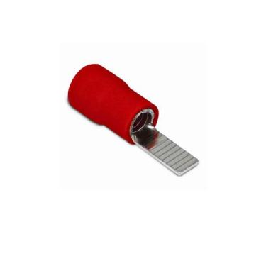 Imagem de Terminal pre isolado pino chato 10mm vermelho - STARK