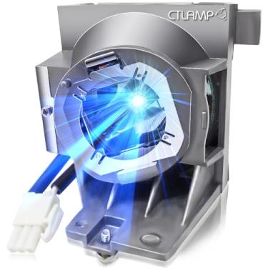 Imagem de CTLAMP Lâmpada De Projetor Original 5J.Jgt05.001 Oem Com Carcaça Compatível Benq Mh733 Th671St