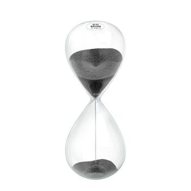 Imagem de Ampulheta Temporizador de Areia 60 Minutos, Relógio de Areia Alto Blak 60 Min, Relógio de Areia 1 Hora, Ampulheta de Vidro de Hora, Reloj de Arena 60 minutos para Decoração de Jogos de Yoga em Casa
