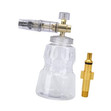 Imagem de IEUDNS Pulverizador de espuma de pressão, lavadora de alta pressão, equipamento de limpeza automática de 1L, garrafa de espuma portátil de grande capacidade, E Adpater