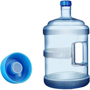 Imagem de Jarro De Garrafa De água De Plástico Reutilizável 2-5 Galões Pet Food Grade Trit Tampa De Coroa De Plástico Jarro De Recipiente De Garrafa De água Barril De água Mineral, 5Gallon