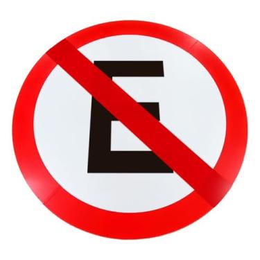 Imagem de Kit 3 Placas de Sinalização, Condomínio, Proibido Estacionar, 60cm, em ACM 3mm (alumínio composto)