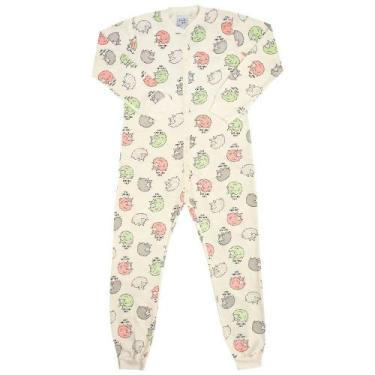 Imagem de Macacão Branco - Infantil - Moletinho - Pulla Bulla, Branco, 4