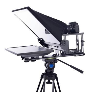 Imagem de Teleprompter Profissional Lumipro Led 19' Espelho Polarizado