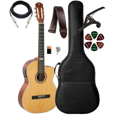 Imagem de Violão Strinberg Sc200c Ns + Capa Luxo E Acessórios