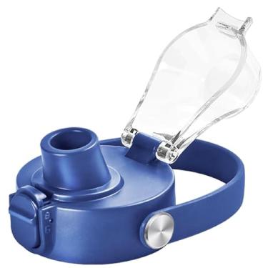 Imagem de SYACOT Tampa de bico automático para garrafas de água de boca larga Hydro Flask, tampa superior de substituição para HydroFlask boca larga 340 g 947 g 1,134 g, tampa Chug com alça flexível, bocal