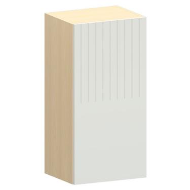 Imagem de Armário Aéreo Para Cozinha 40 Cm 1 Porta Aurora Cinza Cristal Pet