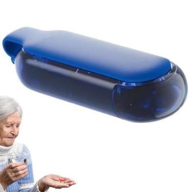 Imagem de Porta Remedio Comprimido Capsula Estojo Compartimento Divisoria Bolsa 