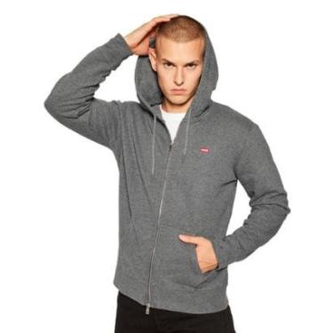 Imagem de Moletom Levis Masculino Full Zip Hoodie Icon Cinza Mescla-Masculino