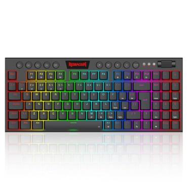 Imagem de TECLADO MECANICO YI TKL RGB PRETO SWITCH MARROM