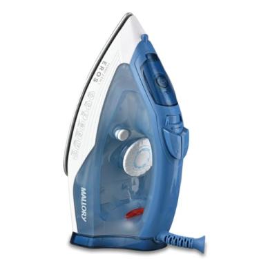 Imagem de Ferro Mallory Eros 2 em 1: A Seco ou a Vapor – Base Cerâmica, Spray de Água, Salva Botões e Reservatório de 220ml- 127V