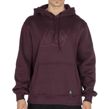 Imagem de Moletom DC Shoes Canguru Pallet WT25 Masculino Bordô