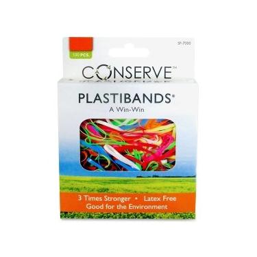 Imagem de Baumgartens PlastiBand, sem látex, seguro para arquivamento - 100 / caixa - poliuretano - sortido