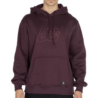 Imagem de Moletom DC Shoes Canguru Pallet WT25 Masculino Bordô