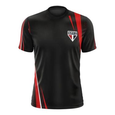 Imagem de Camisa São Paulo Power Preta - Masculino - Hyperbole, G, Preto, Mascul