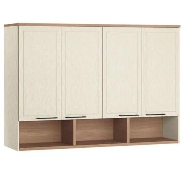 Imagem de Modulo Aéreo Doce Vida - 076733 Ponte 4 Portas MDF Santos Andirá, AREI