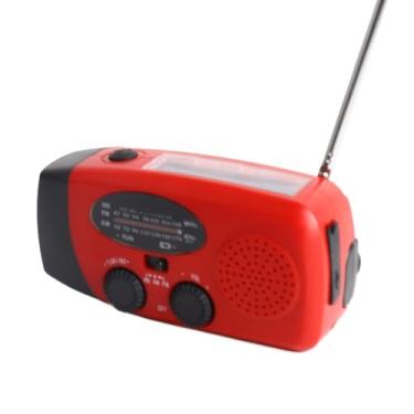Imagem de Ymiko Rádio Solar Mank Radio Emergência Am FM NOAA Rádio Meteorológico Com LED Light Portable Power Bank para Kit de Sobrevivência de Acampamento Ao Ar Livre Material Abs Material