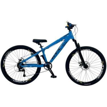 Imagem de Bicicleta Aro 26 Gta Coroa Unica 7v Freio A Disco C/Patinho (Azul)