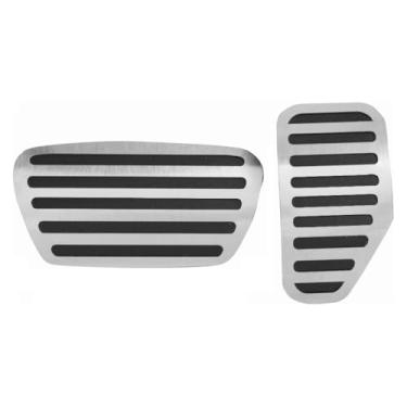 Imagem de Pedaleira lisa em Aço Inox compatível com Toyota Yaris Automático