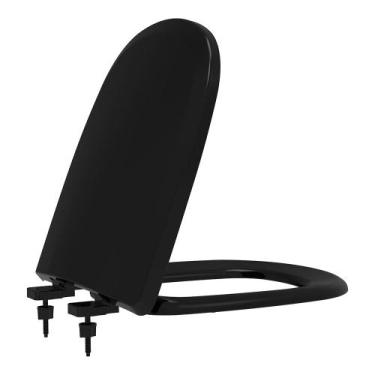 Imagem de Assento icasa etna preto soft close polipropileno - Tupan