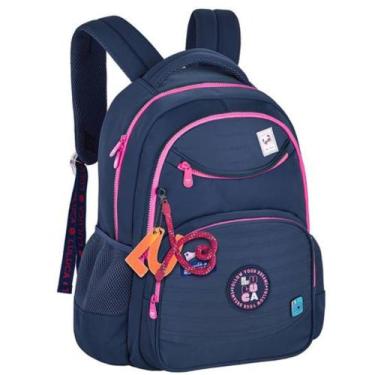 Imagem de Mochila de Costas Juvenil em Nylon OFICIAL LULUCA LU24635 - CLIO, Azul