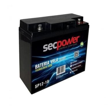 Imagem de Bateria Selada 12v 18ah Sp12-18 Secpower