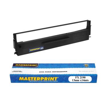 Imagem de Fita Matricial Preta Compativel com Epson FX-2190 LQ-2090 FX2190 LQ2090 13mm x 14m Nylon