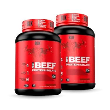 Imagem de Kit 2x Beef Protein 410 Isolado E Hidrolisado 907g Cada - Blk Performance (Cookies)