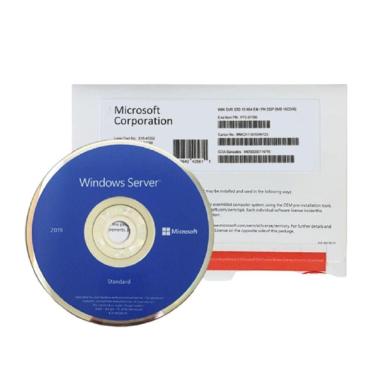 Imagem de Windows Server 2019 Standard 64-Bit 16 Core Dvd Case Branco