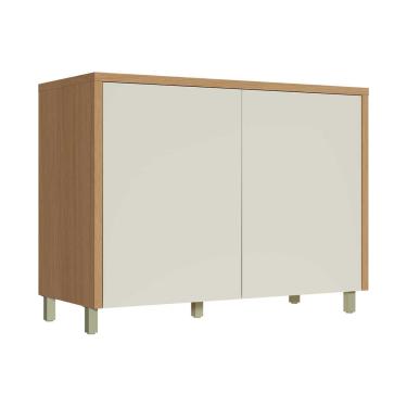 Imagem de Módulo Cozinha Nesher Condessa Balcão c/ Tampo Condessa c/ 2 Portas 120cm Carvalho/Cinza-Nesher