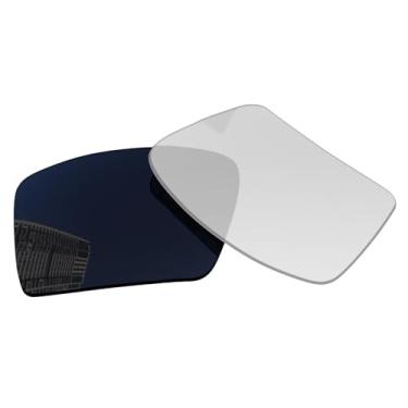 Imagem de Acefrog Lentes de reposição polarizadas de 1,5 mm para óculos de sol Oakley Eyepatch 2 OO9136, material atualizado, resistente a impactos - fotocrômico transparente a preto não polarizado - 1,5 mm