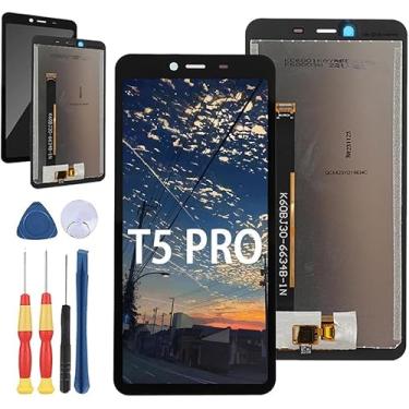 Imagem de Yuxyiony Nova tela de substituição para tela LCD HOTWAV T5 Pro e acessórios de ferramenta de substituição