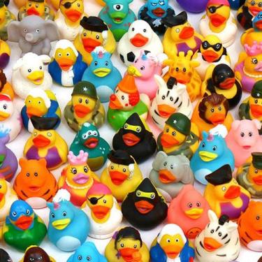 Imagem de Pacote com 60 unidades Rubber Duck WQTHE para Jeep Ducking, brinquedo 